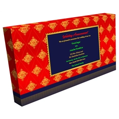 Wedding Announcement Gift Box Luxury Gold 12 Compartments